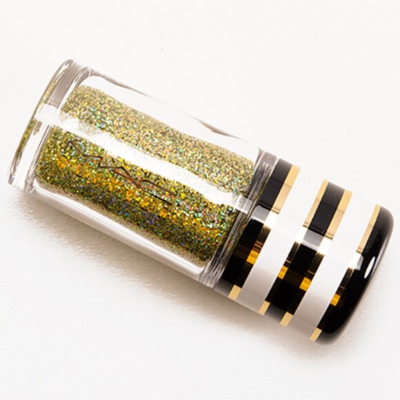 Last one! MAC 3D GOLD eye shadow NEW Glitter shimmer rare - Picture 1 of 4